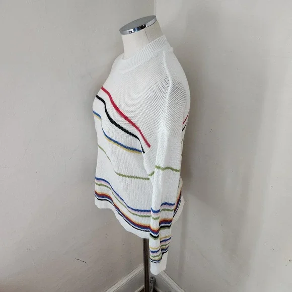 Pistola‎ Multicolored Stripe Knit Top Women's Size XS - Picture 4 of 4